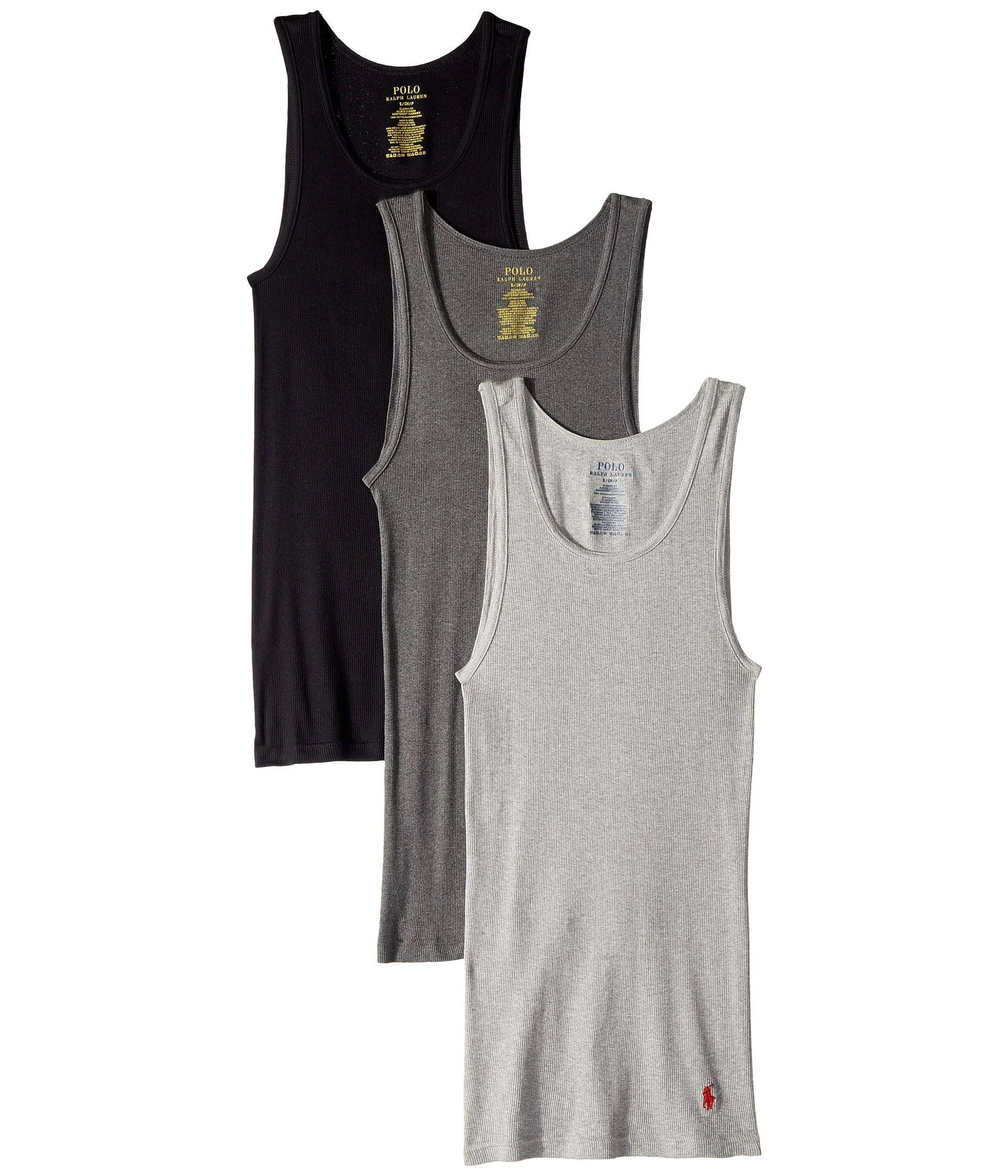 Polo Ralph Lauren Classic Fit Assorted Tanks 3-Pack - XL