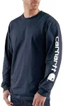 Men&#39;s Carhartt Loose Fit Heavyweight Long Sleeve Logo T-Shirt