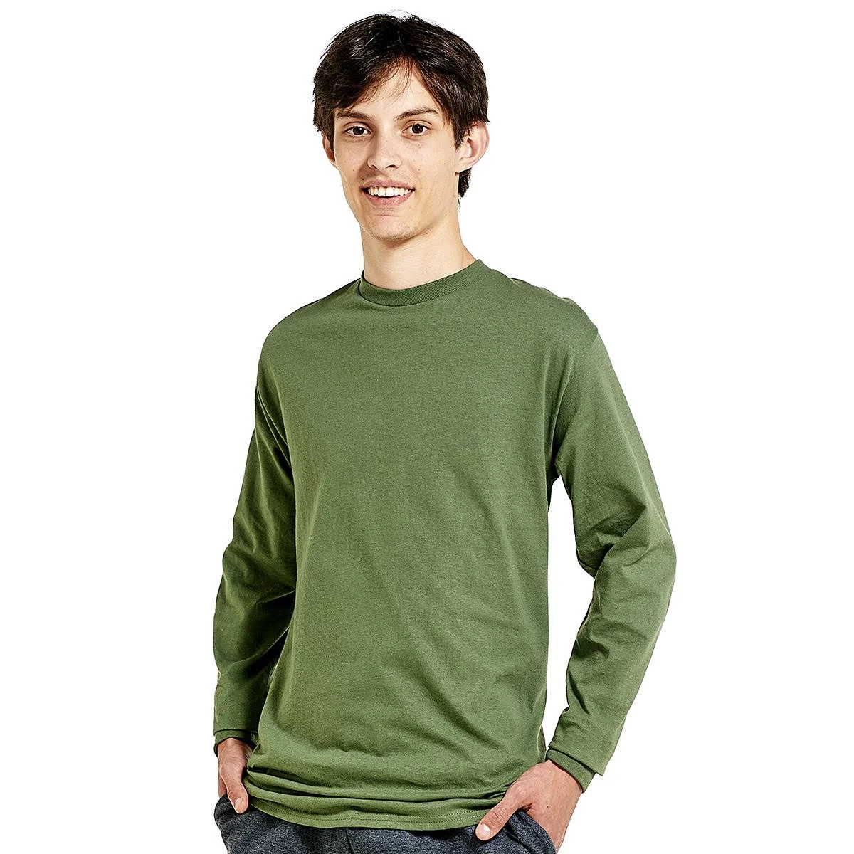 Gildan® Long Sleeve Crew Neck Adult T-Shirt