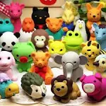 TAIDY Animal Pencil Erasers