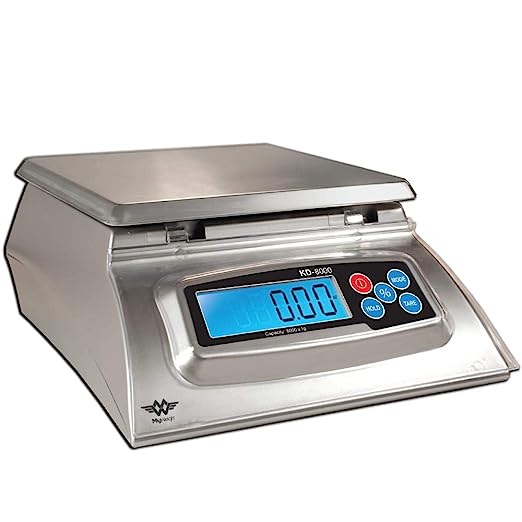 Bakers Math Kitchen Scale by My Weight - KD8000 , SilverBakers Math Kitchen Scale by My Weight - KD8000 , Silver