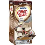 Coffee-Mate Liquid Coffee Creamer, Cafe Mocha, 0.375 oz Cups, 50/Box