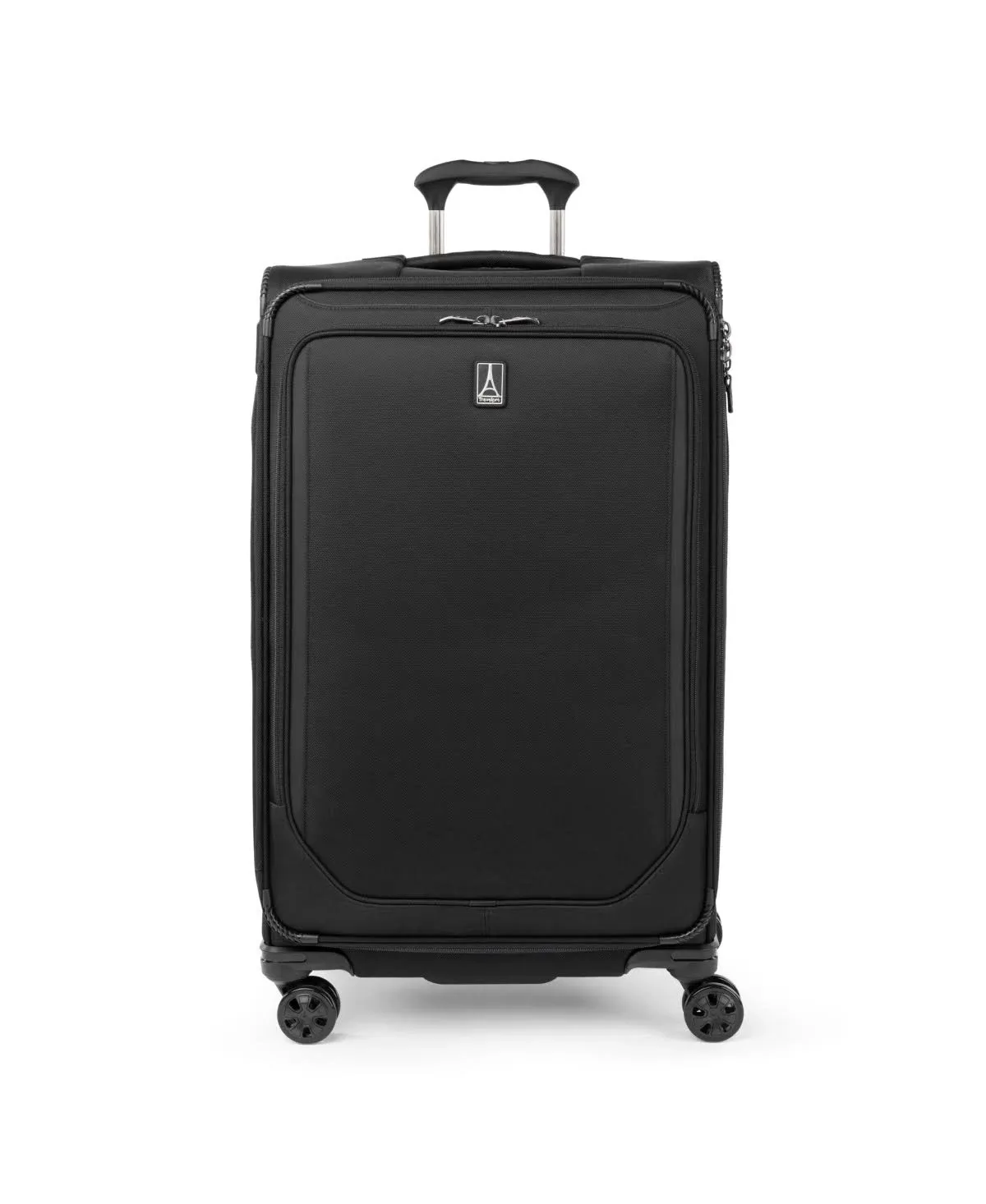 Travelpro Black Crew Classic Large Check-In Expandable Spinner Luggage