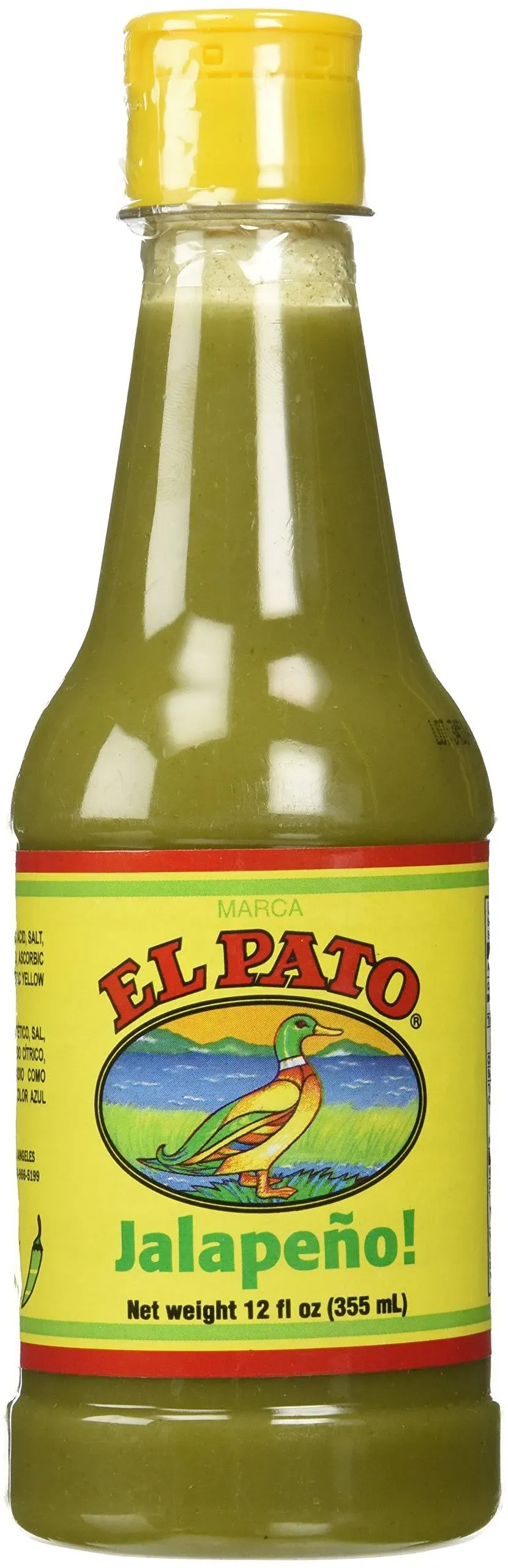 El Pato Flavorful Green Jalapeno Hot Sauce, 12 Fl Oz (Pack of 2)