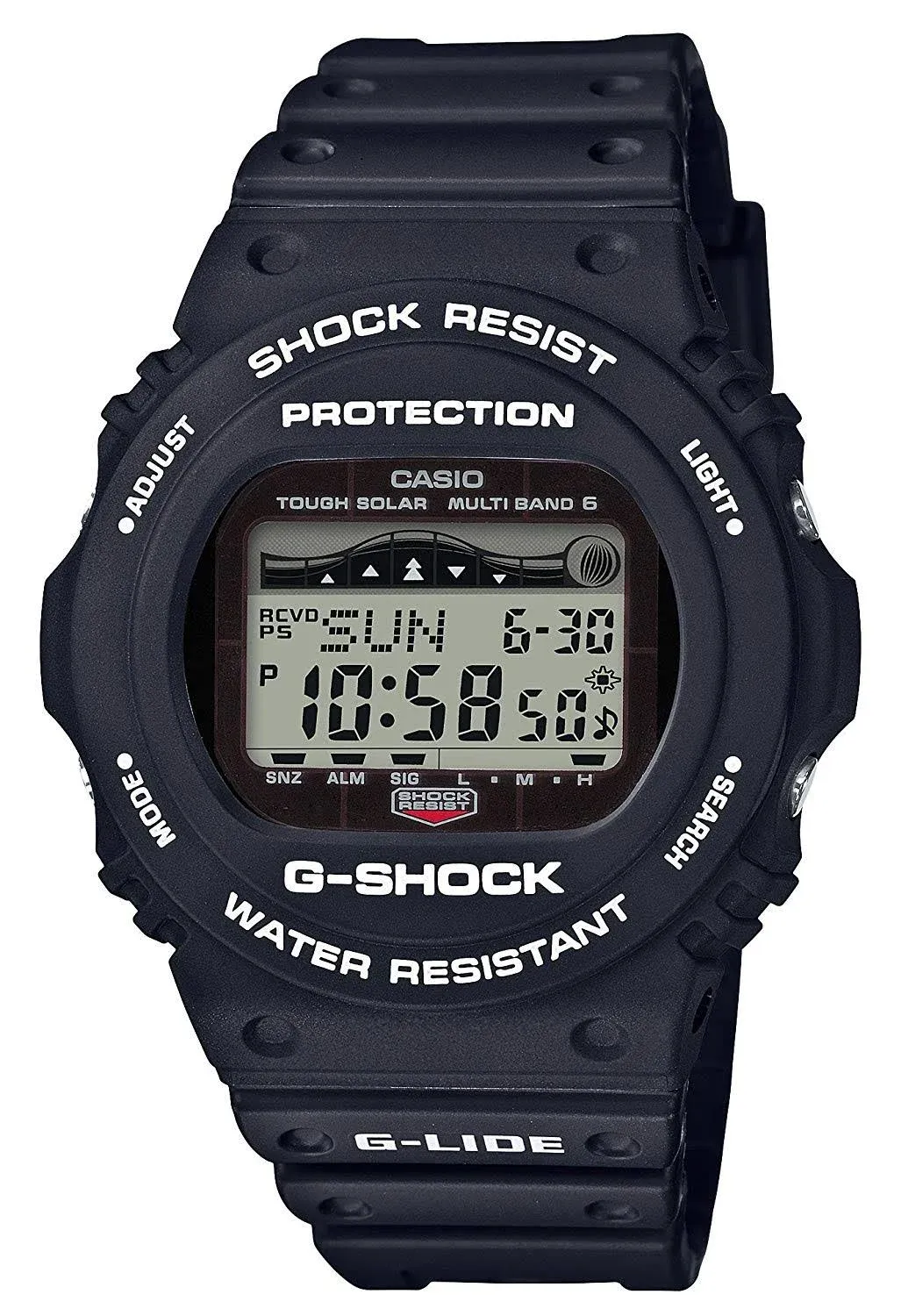 Casio G-SHOCK GWX-5700CS-1JF G-LIDE Moon Tide Digital Solar Atomic Radio Watch