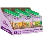 Plum Organics Mighty 4, Organic Toddler Food, Variety Pack, 4 Ounce (Pack of 18)