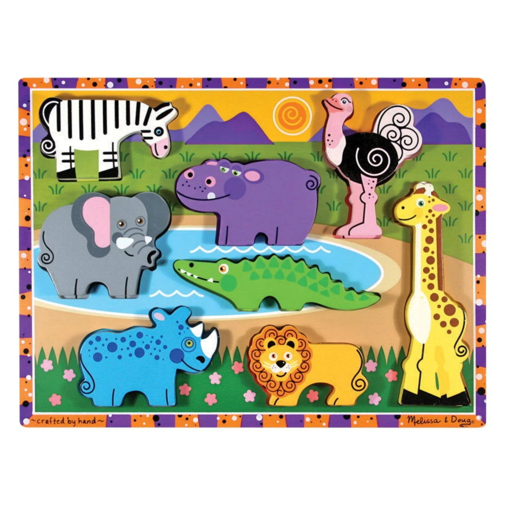 Melissa & Doug Safari Chunky Puzzle