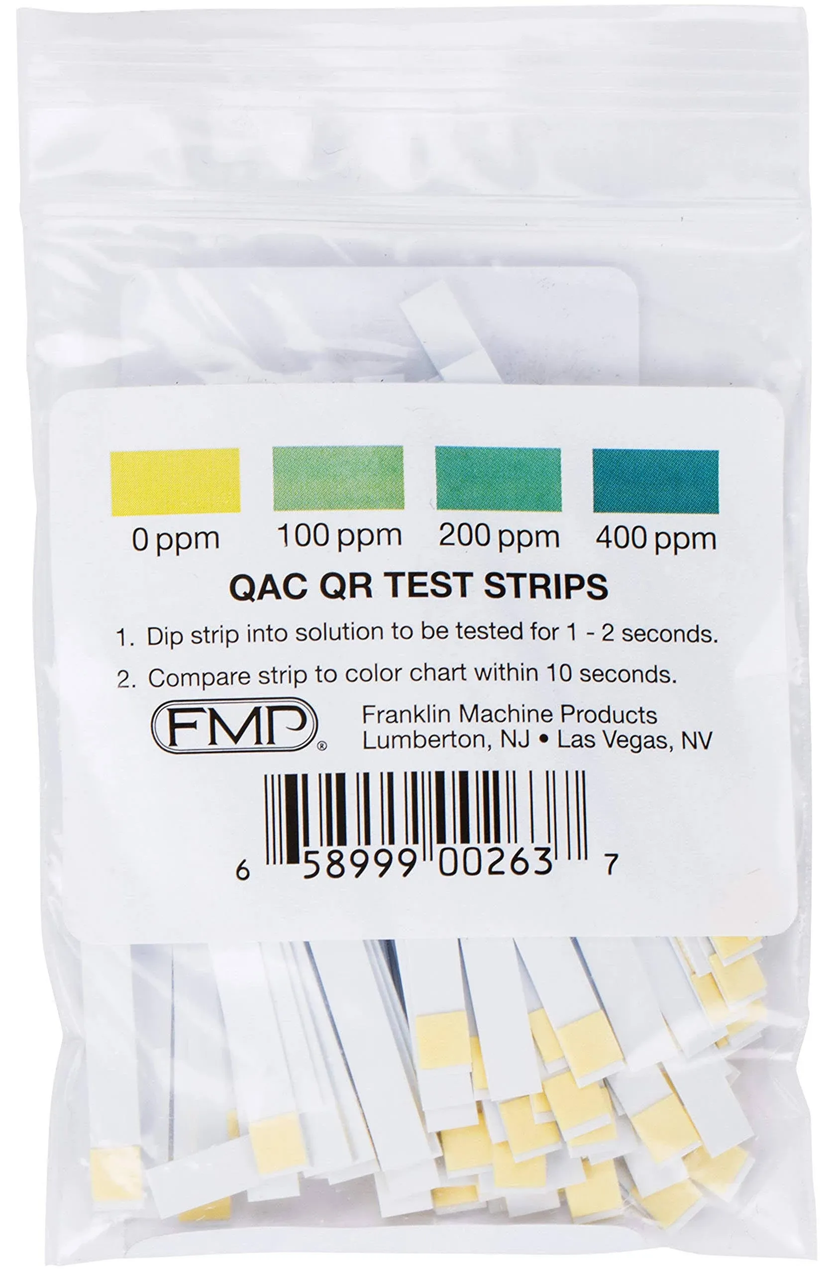 Strip, Quaternary Ammonia , 100Pk