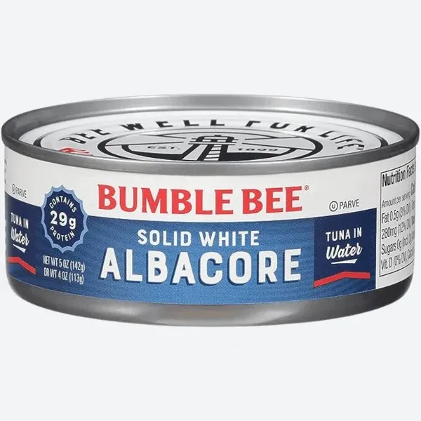 Bumble Bee Solid White Albacore Tuna in Water 5 oz