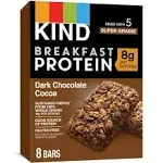 KIND Breakfast Protein Bars Dark Chocolate Cocoa