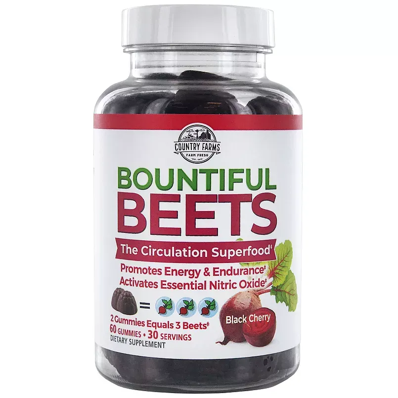 Country Farms Bountiful Beets Gummy Supplement, Red