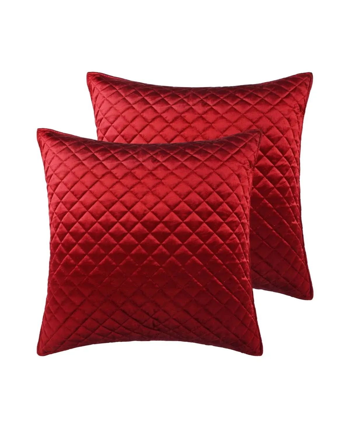 Levtex Home Red Velvet Euro Sham