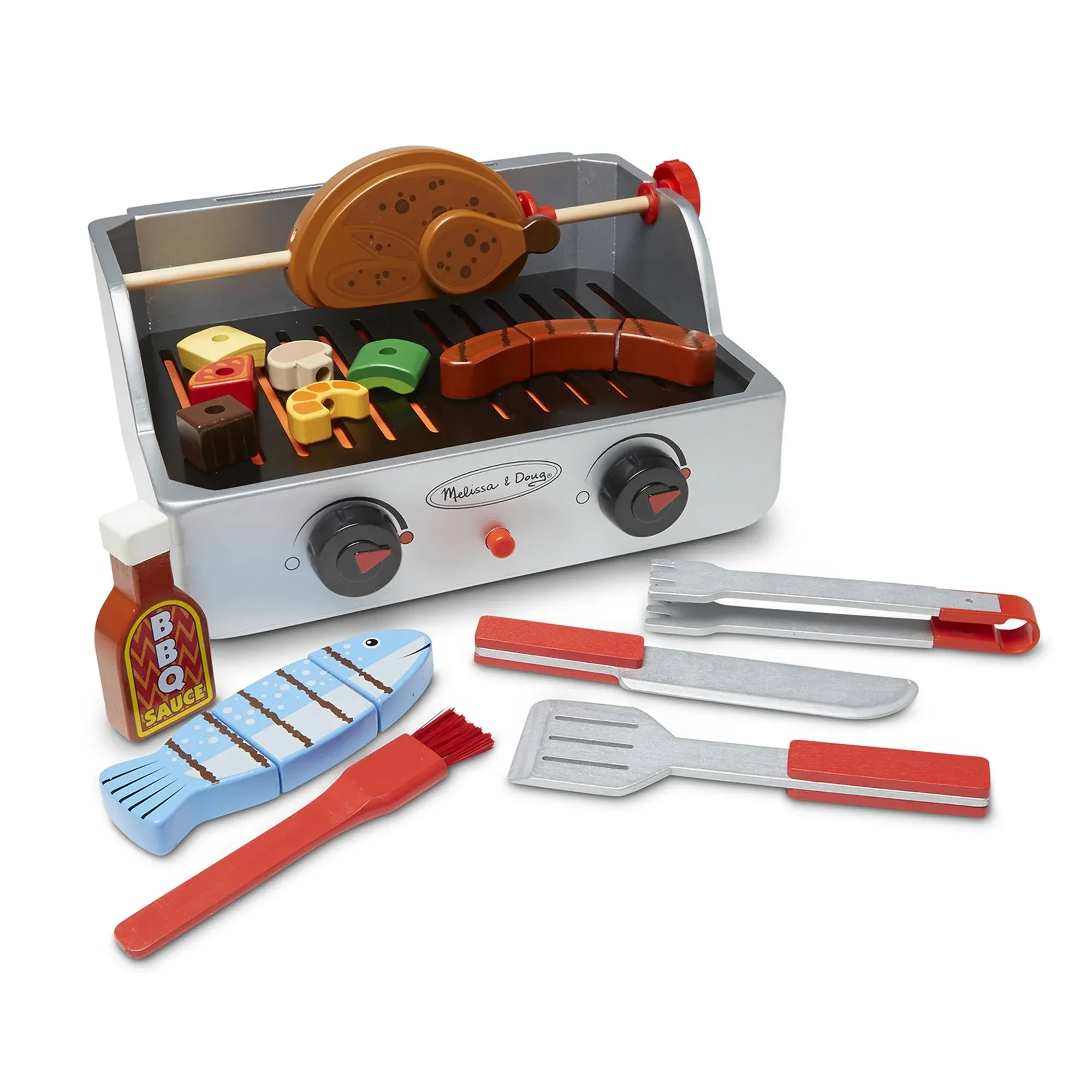 Melissa & Doug - Rotisserie & Grill Barbecue Set