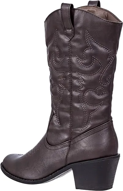 Charles Albert Women s Embroidered Modern Western Cowboy Boot