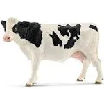 Schleich Farm World Holstein Cow Female Animal Models Plastic Toys Figure 13797