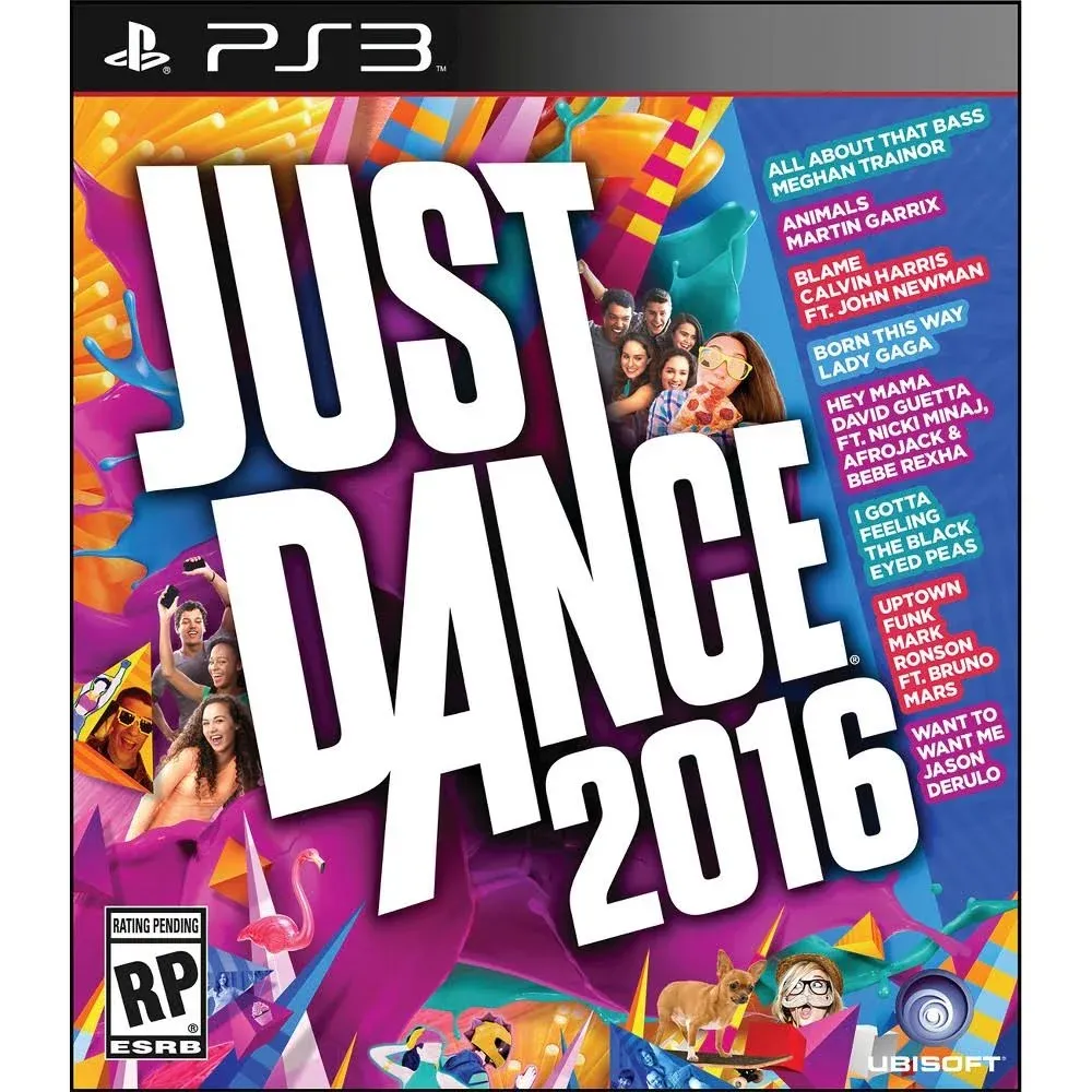 Just Dance 2016 PS3 Brand New Factory Sealed Lady Gaga Pitbull Shakira