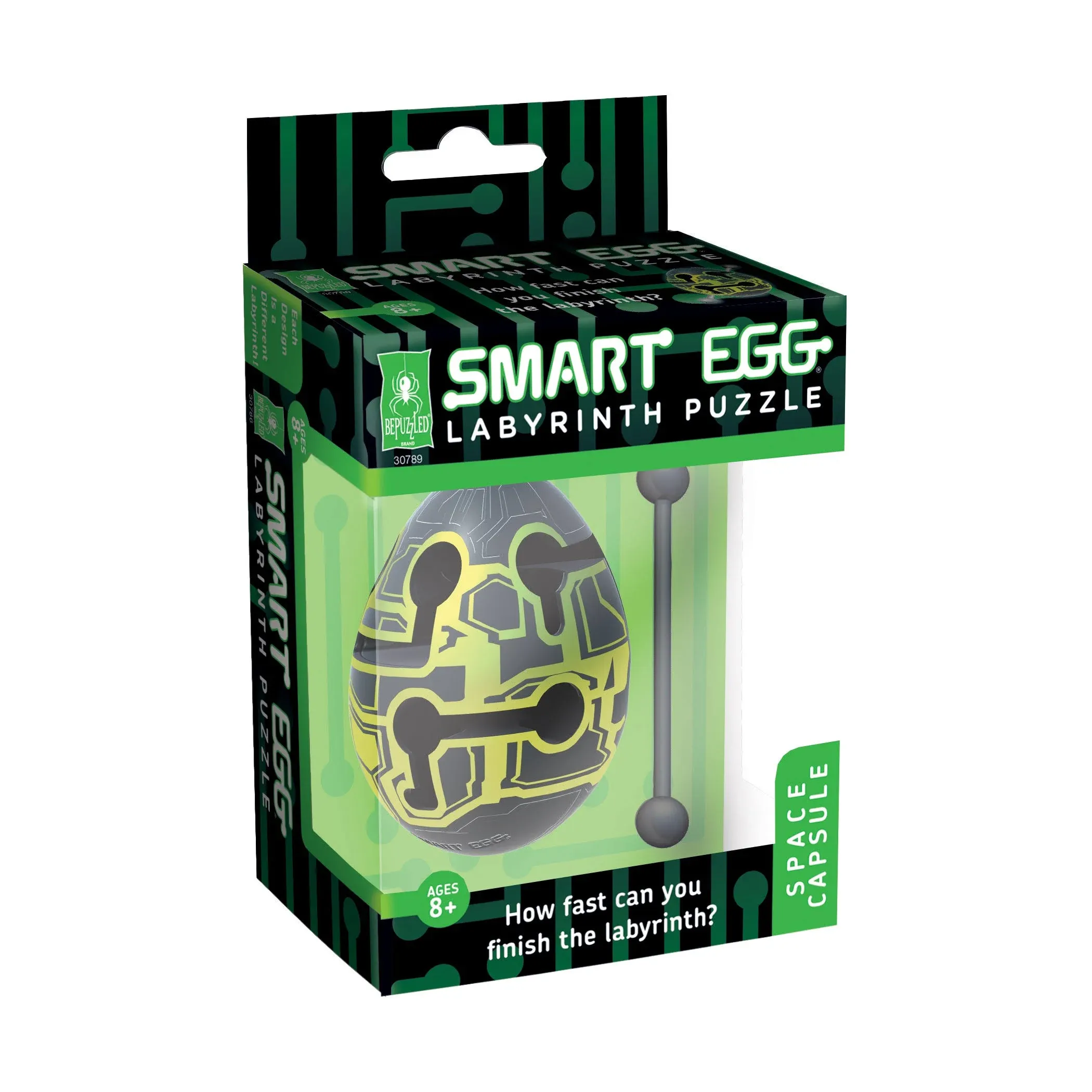 Bepuzzled Smart Egg Labyrinth Puzzle - Space Capsule