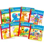 Sesame Street Elmo Manners Books for Kids Toddlers - Set of 8 Manners Books