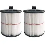 2 Pack Cartridge Filter for Craftsman 17816 9-17816 Wet/Dry Air Filter Replaceme