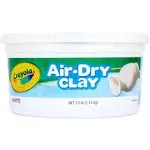 Crayola Air-Dry Clay, White - 2.5 lb tub