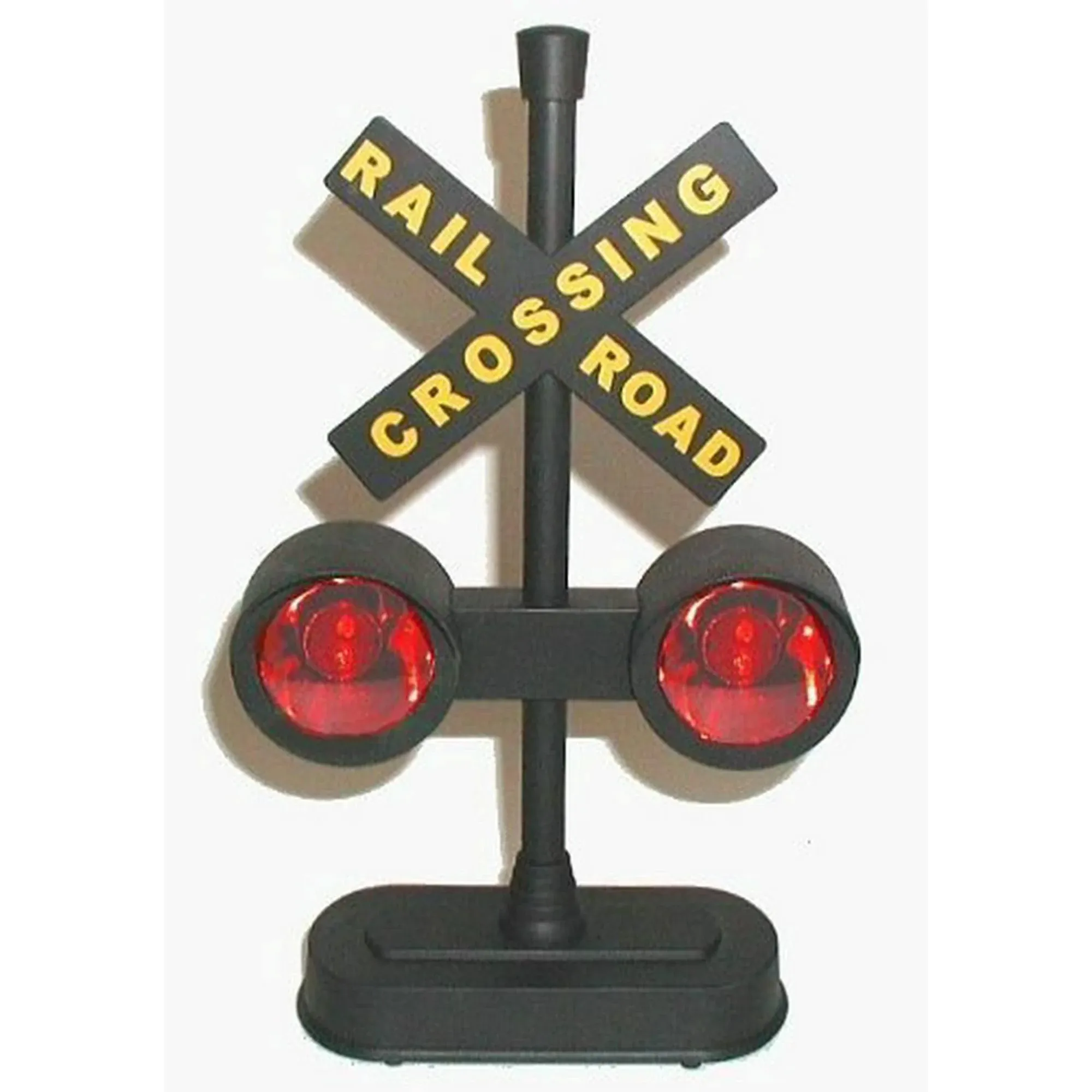 Hayes 15887 Railroad Train / Track Crossing Sign with Flashing Lights and Sounds