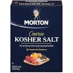 Morton 16 oz. Coarse Kosher Salt