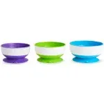 Munchkin 3pk Stay-Put Suction Bowls