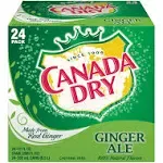 Canada Dry Bold Ginger Ale, 7.5oz Cans, Pack of 10