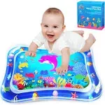 ZMLM RMJOY Baby Tummy-Time Water Mat - Infant Water Play Mat Water Playmat Pad for 3 6 9 Months Newborn Toddler Boys Girls Kids Perfect Indoor Activity