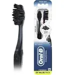 Oral-B Charcoal Toothbrushes Medium 2ct