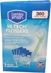 Berkley Jensen  Hi-Tech Flossers Mint 4 Packs 90 Pieces Each - 360 Total Pieces