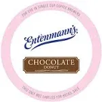 Entenmann's Chocolate Donut Flavored Coffee Pods, Medium Roast Single Serve Chocolate Coffee Pods For Keurig K Cups Brewer Machines, 20 Count