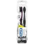 Oral-B Charcoal Whitening Therapy Toothbrush, Soft - 2ct