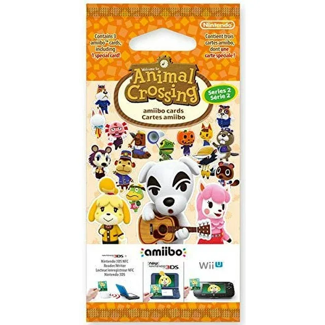 Animal Crossing: Amiibo Cards Pack - Series 2 (3 Cards)