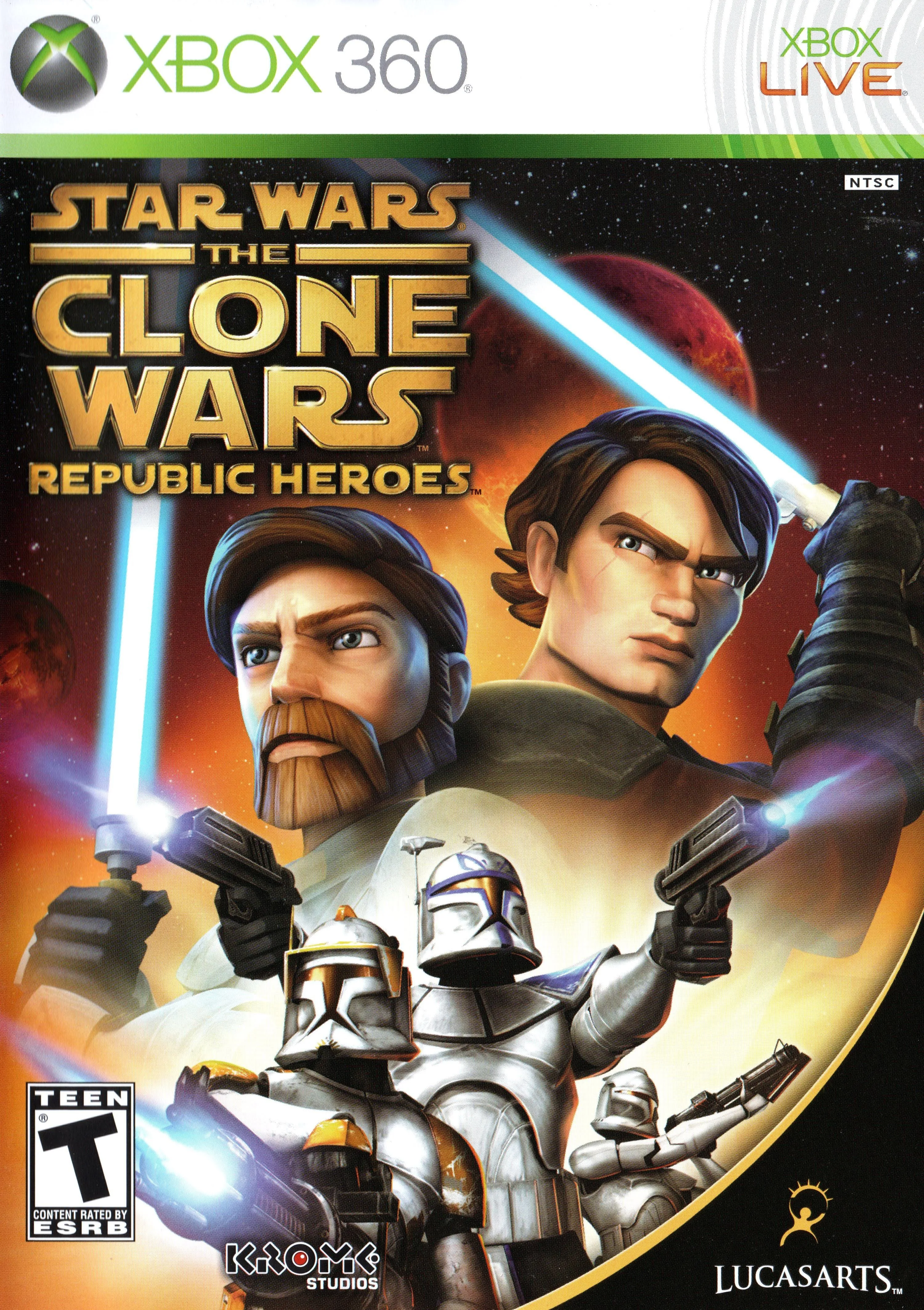 Star Wars: The Clone Wars - Republic Heroes Microsoft Xbox 360, 2009 New Sealed