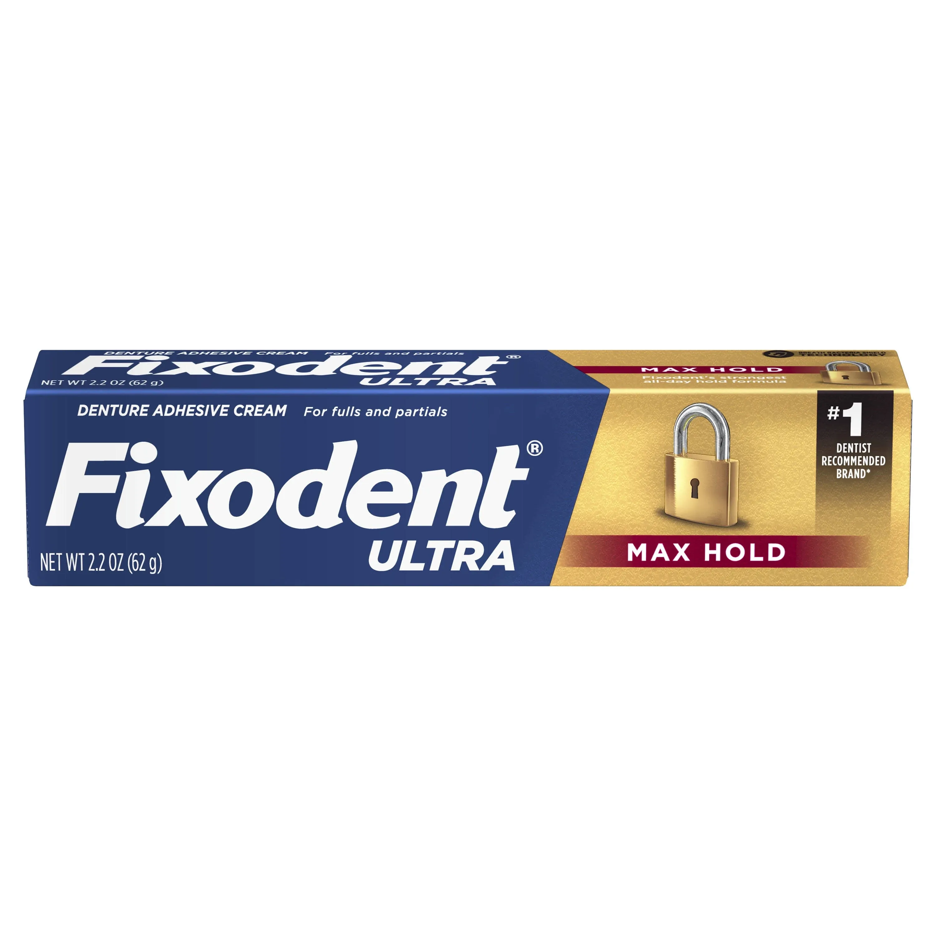 Fixodent Ultra Max Hold Denture Adhesive - 2.2 oz