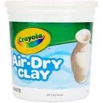 Crayola Clay, Air-Dry, White - 2.5 lb