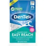 Dentek Complete Clean Easy Reach Floss Picks, 75 Count