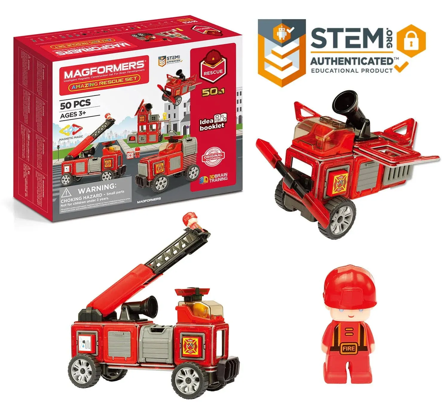 Magformers - Amazing Rescue (50 Piece Set)