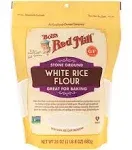 Bobs Red Mill Rice Flour, Sweet White, Stone Ground - 24 oz