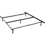 Hillsdale Furniture Metal Queen/King  Bed Frame, Black