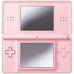 Nintendo DS Lite with AC Charger  Noble Pink GoodCondition