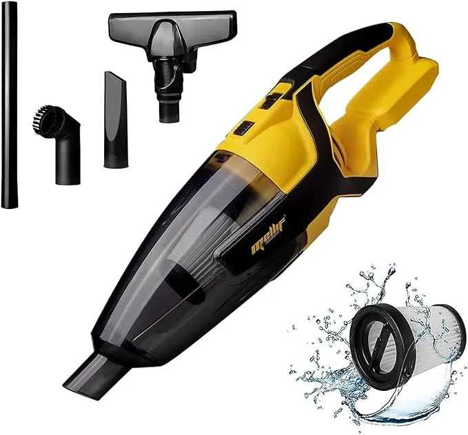 120W Cordless Handheld Vacuum Cleaner for DeWALT 20V 60V Max Battery (Battery NOT Included) Portable for Hard Floor Carpet Car Pet Hair Cleaning