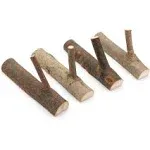 YANGQIHOME Pack of 4 Vintage Real Wood Tree Branch Wall HookRustic Decorative...