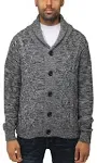 XRAY Jeans Mens Knit Cable Knit Cardigan Sweater