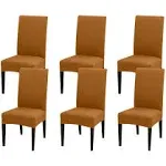 6 Pcs Dining Chair SlipcoverHigh Stretch Removable Washable Chair Seat Protec...