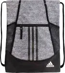 adidas 5143952 Alliance II Sackpack Unisex Gray Polyester Drawstring Luggage Bag