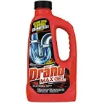 Drano Max Gel Clog Remover - Ready To Use - 32 fl oz Bottle - 12/Carton