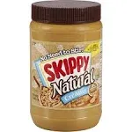 Skippy Peanut Butter Spread, Natural, Creamy - 40 oz