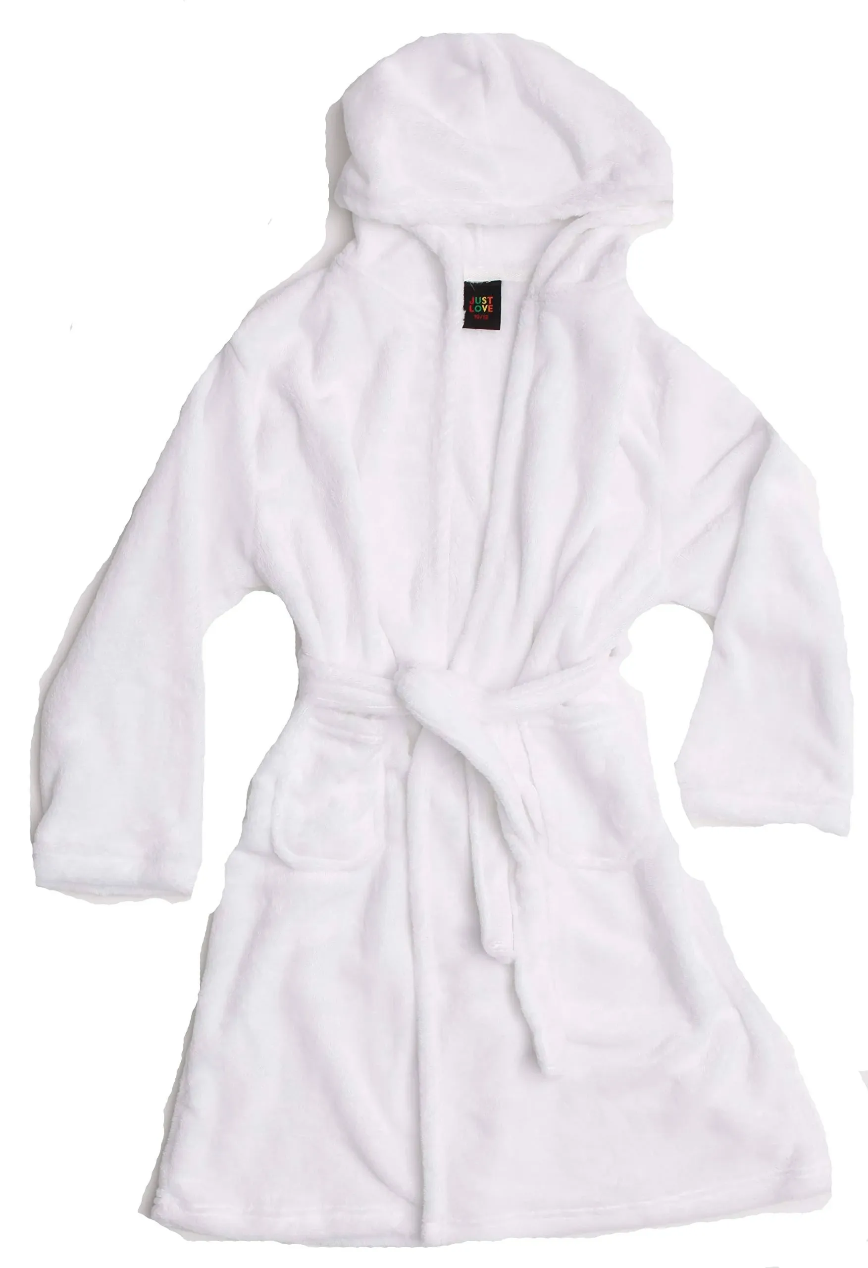 Just Love Hooded Plush Fleece Robe for Girls